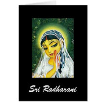 Sri Radharani Carte De Vœux