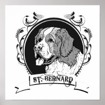 ST BERNARD (2) POSTERS