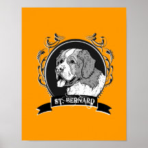 ST BERNARD (3) POSTERS