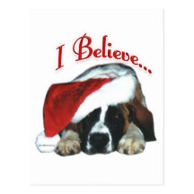 St Bernard I croient Carte Postale