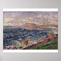 St Briac, 1885 (huile sur la toile) Affiches