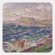 St Briac, 1885 (huile sur la toile) Autocollant