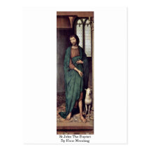 St John le baptiste par Hans Memling Carte Postale