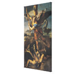 St Michael accablant le démon, 1518 Toile Tendue Sur Châssis