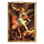 St Michael la prière d'Arkhangel Cartes De Vœux