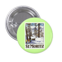 St Moritz Badge Avec Épingle