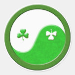 St Patrick rencontre le Taoism Autocollants