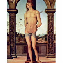 St SebastiAn par Perugino Pietro (la meilleure qua Photo En Découpe
