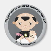 St Thomas Aquinas Magnets Pour Réfrigérateur