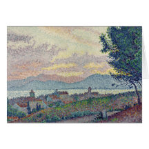St Tropez, Pinewood, 1896 Carte De Vœux