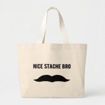 Stache gentil Bro Sac En Toile