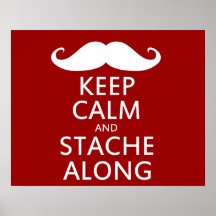 Stache le long affiche