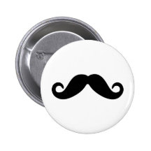 Stache Pin's Avec Agrafe