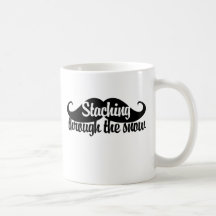 Staching par la neige tasse à café