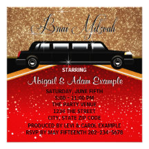 Star de cinéma de tapis rouge de charme de tape-à- invitation personnalisée