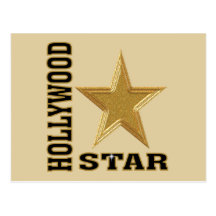 Star de Hollywood Carte Postale
