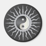 Starburst noir Yin Yang Aimant