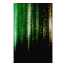 Starry Aura Borealis Personalized Stationery