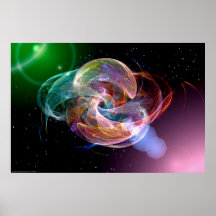 Starship Fractalica Affiche