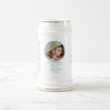 Stat de naissance de photo de bébé de Stein de béb Tasse À Café