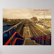 Station de train de Delft, NL Posters