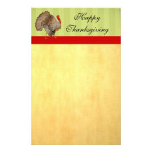 #Stationery #Thanksgiving heureux de #Turkey Papier À Lettre