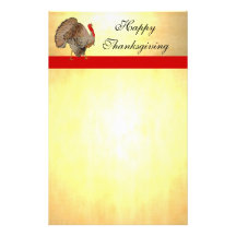 #Stationery #Thanksgiving heureux de #Turkey Papier À Lettre