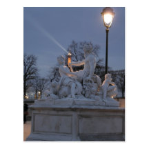 Statue à DES Tuileries, Paris de Jardin Cartes Postales