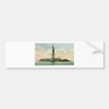 "Statue affiche vintage de liberté". New York. Autocollant Pour Voiture
