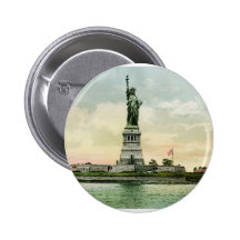 "Statue affiche vintage de liberté". New York. Pin's