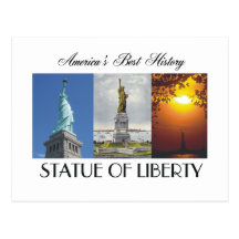 Statue d'ABH de la liberté Carte Postale