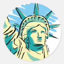 Statue de la liberté autocollants