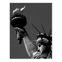 Statue de la liberté carte postale