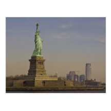 Statue de la liberté carte postale