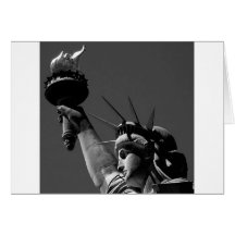 Statue de la liberté cartes de vœux