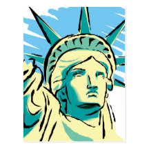 Statue de la liberté cartes postales