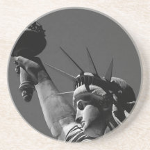 Statue de la liberté dessous de verre