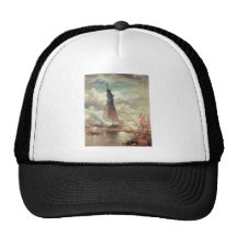 Statue de la liberté éclairant le monde casquettes de camionneur