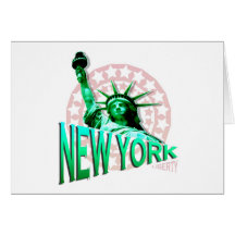 Statue de la liberté New York Cartes De Vœux