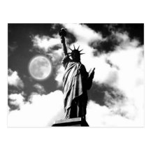 Statue de la liberté New York City Carte Postale
