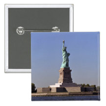 Statue de la liberté, port de New York, New York C Badges Avec Agrafe