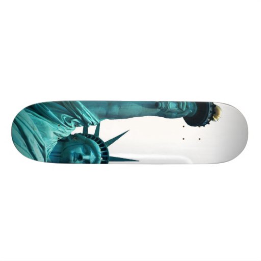 Statue de la liberté skateboards customisés