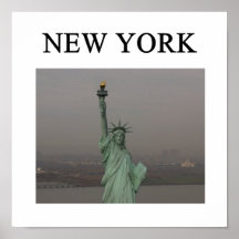 Statue de NEW YORK d'affiche de liberté