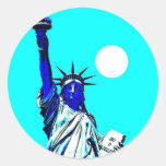Statue de New York d'art de bruit de liberté Autocollants