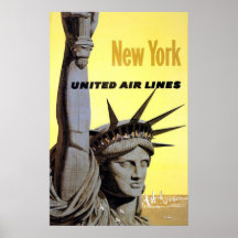 Statue de New York de la liberté Affiche
