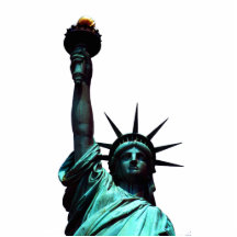 Statue de sculpture en liberté découpages en acrylique