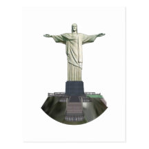 Statue : Le Christ le rédempteur : modèle 3D : Carte Postale