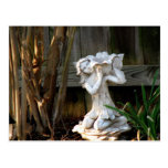 Statue patinée carte postale