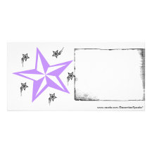 Statut d'étoile cartes avec photo