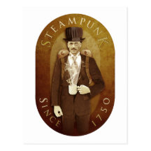 STEAMPUNK CARTE POSTALE